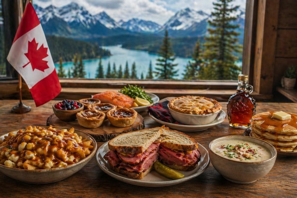 Canadian restaurant dishes