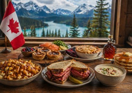 Canadian restaurant dishes