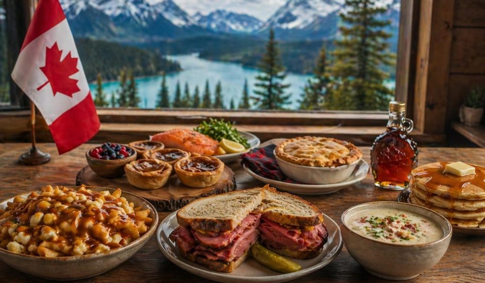 Canadian restaurant dishes